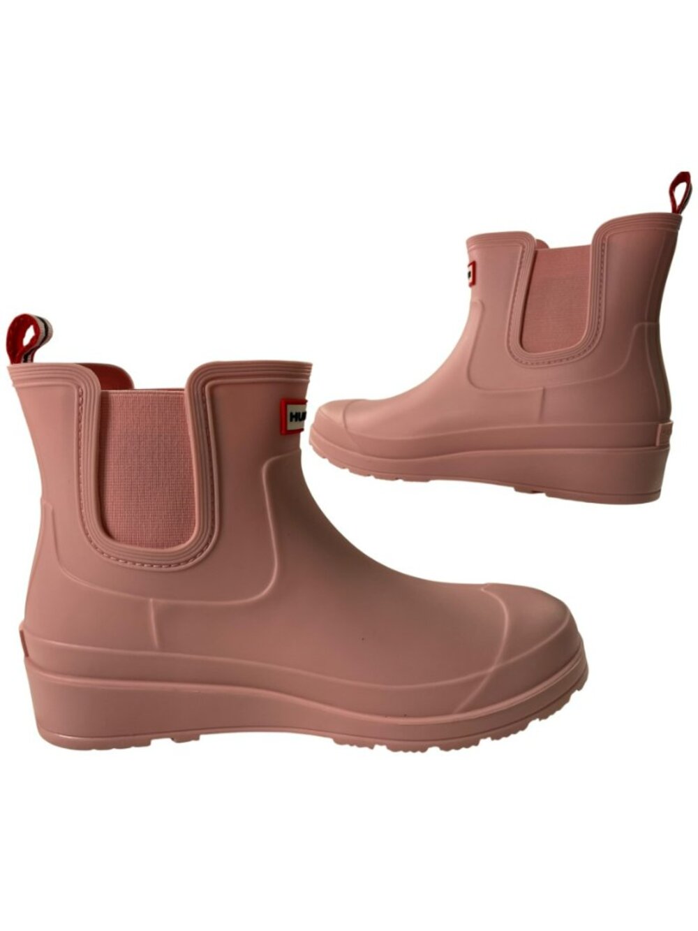 Hunter Tabitha Rain Boots Medium Pink Waterproof Durable Rubber Wmn's Sz 10 NEW - Picture 4 of 12